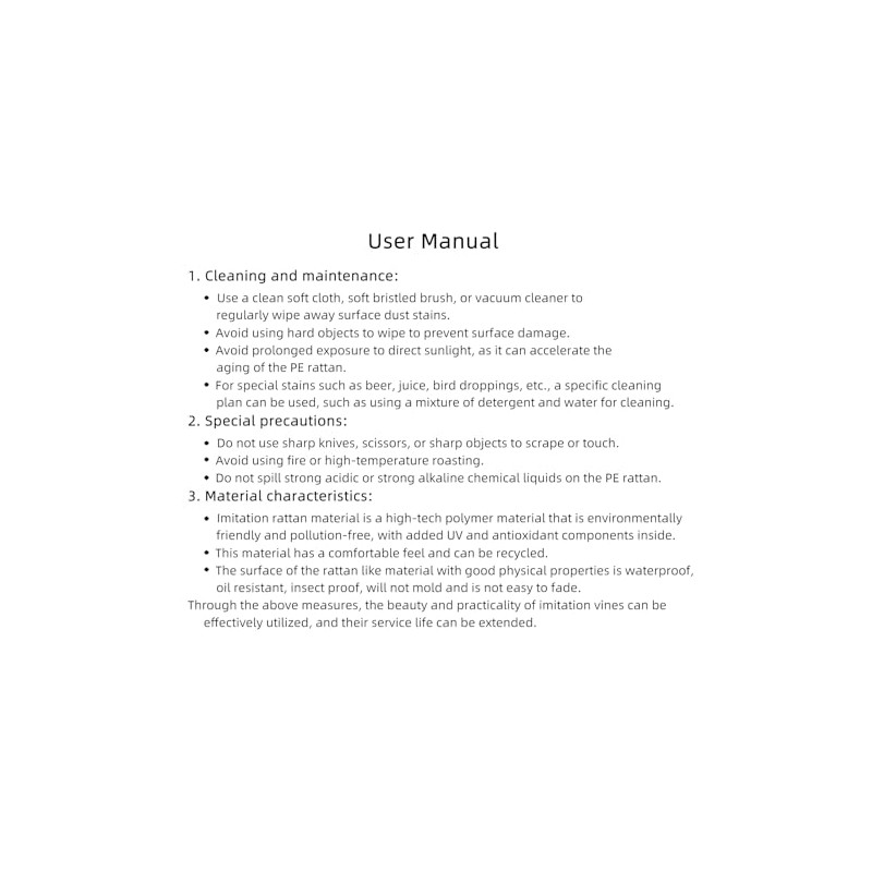 RNY 200ft Black Poly Rattan Knot Repair Rattan Chair Table