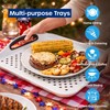 Bandejas de comida para comer en el sofá, paquete de