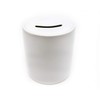 Samunshi® White Money Box - Piggy Bank Money Box