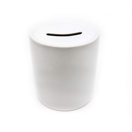 Samunshi® White Money Box - Piggy Bank Money Box