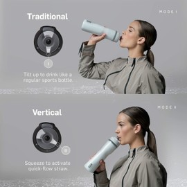 BlenderBottle Halex Squeeze Drinking Bottle for Cycling & Sport, BPA Free