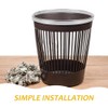 Alipis Trash Can Edge Ring: Plastic Round Trash Can Press