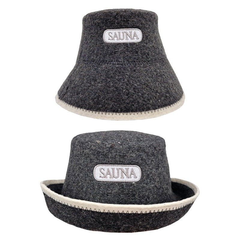 PRINZEPS Sauna Hat Men's Perfect Sauna Hat Made of 100%
