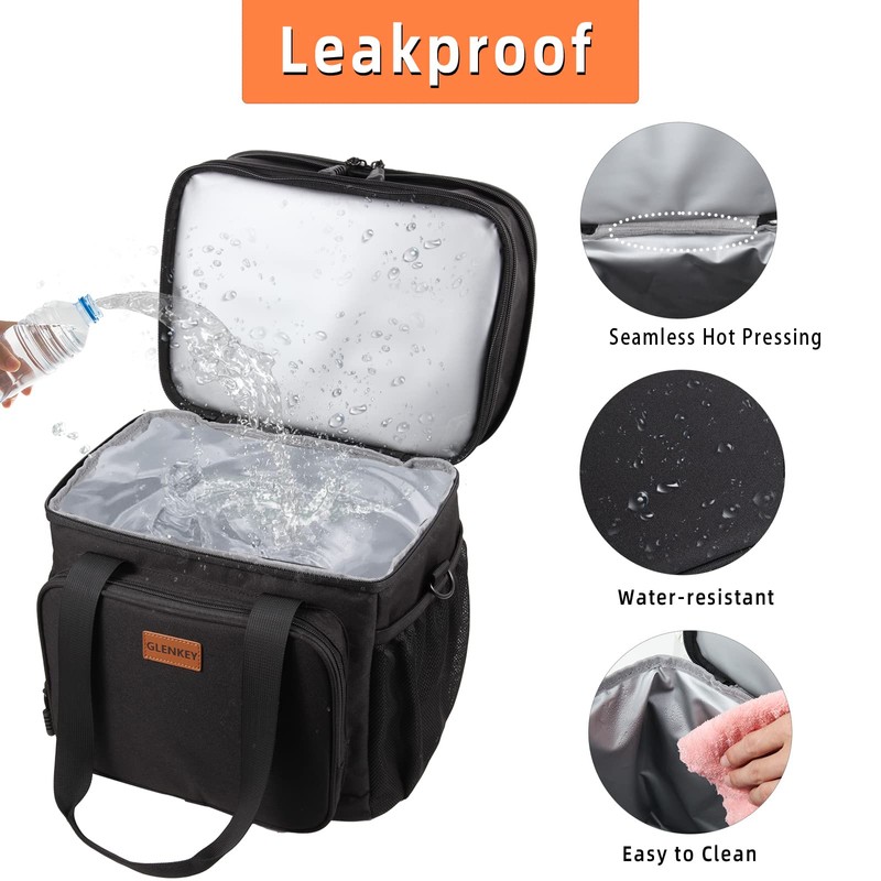 Expandable XLarge Lunch Box, Insulated Heavy Duty Lunch Bag Waterproof