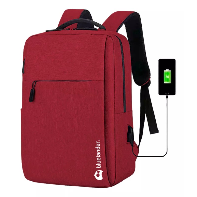 Bluelander 4 Mochilas Antirrobo Laptop Impermeable Con Puerto