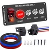 Weideer - Panel de interruptor de encendido de 12 V,