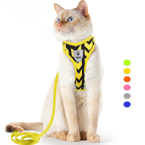 Cat Harness and Leash Set Stylish Escape Proof Cat Vest