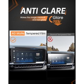 CDEFG For 2022-2025 2026 GMC Sierra Screen Protector - 13.4 Inch Matte Anti Glare Tempered Glass - Sierra 1500 2500HD 3500HD Touchscreen Accessories