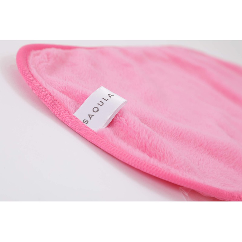 SAQUALA Cleansing Towel, Pink