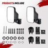 Frokom UTV Side Mirror, UTV Mirrors Fit Pro-Fit Cage Compatible