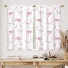 CINEKER Cute Pink Bow Girly Kawaii Dots Kitchen Bathroom Window