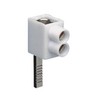 Hager KF81A White 8 Pin Wall Mounted Plastic Power Strip