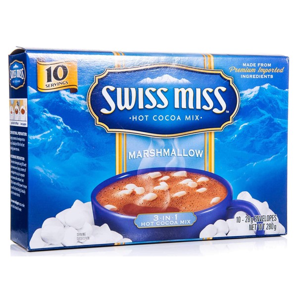 Swiss Miss Cocoa Mix with Mini Marshmallow, 10 Piece