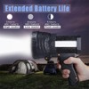 YIERBLUE Rechargeable Spotlight, Super Bright 1000000 High Lumen LED Handheld