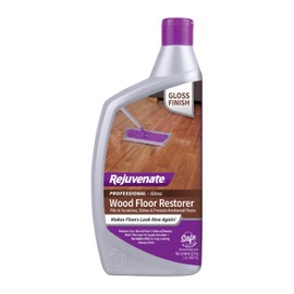 Rejuvenate Professional Wood Floor Restorer Fills Scratches, Shines And Protects Wood Flooring For A High Gloss Shine, 32 Ounces