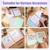 Kisston 30 Pack Folders with Pockets, Pastel Folders with 2
