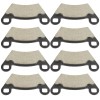 Caltric Front & Rear Brake Pads for Polaris Ranger 500