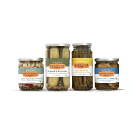 Picnic Pickles Gift Pack (4-pack) - variety of snackable pickles and pickled veggies
