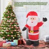 3.92 FT Christmas Inflatable Santa Claus, Foldable Blow Up Santa