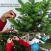 Plastic Christmas Baubles, 24-Piece Christmas Tree Baubles, 4 cm Christmas