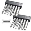 Saipe 12PCS Magnetic Square Head Screwdriver Bits Set 2 Inch