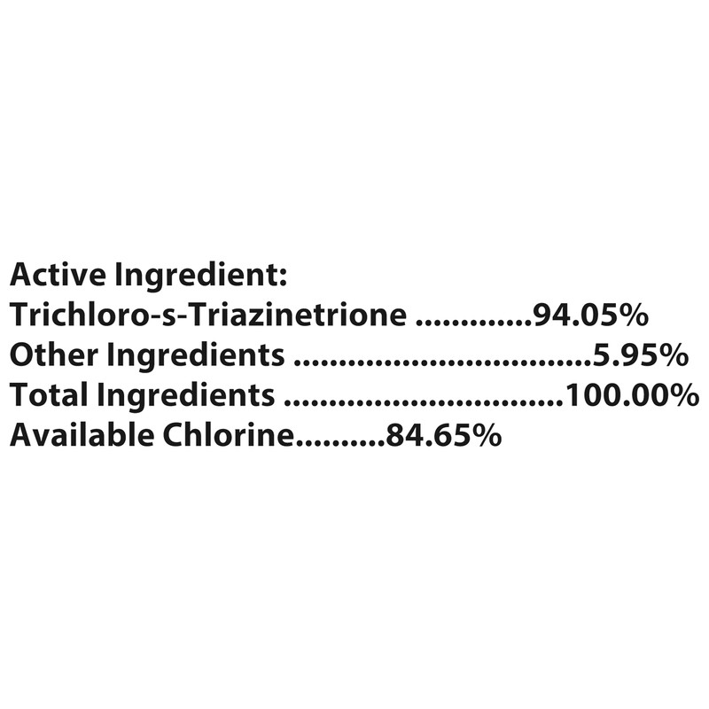 Robelle 10-Pounds Premium 5-In-1 Multi-Purpose Tabs, Chlorine Tablets 3 Inch,
