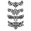 King Horse Tribal-12 Tattoo Stickers, Tribal Chain, 7 Types -