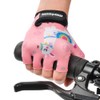 Kid Cycling Gloves With Short Half Fingers Fastened Children Kid