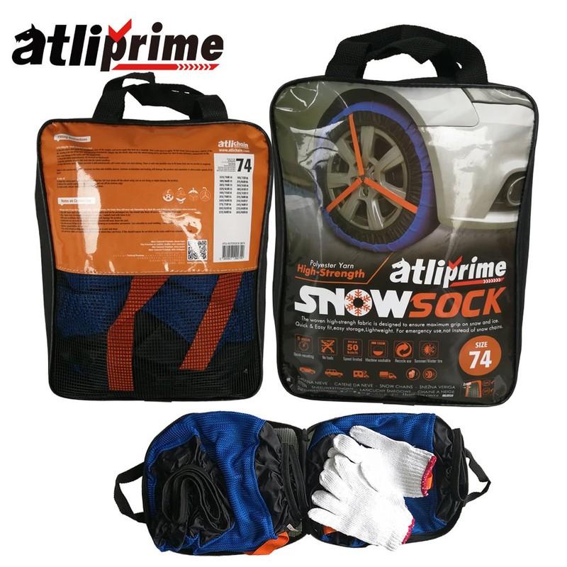 atliprime Fabric Snow Chain Textile tire Chains suv Snow Sock