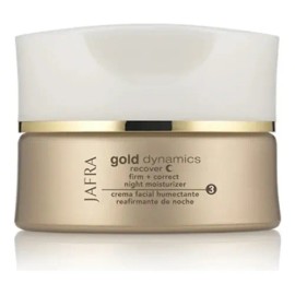 Jafra Crema Facial Noche Gold Dynamics Antiarrugas Ácido Hialurónico 50ml