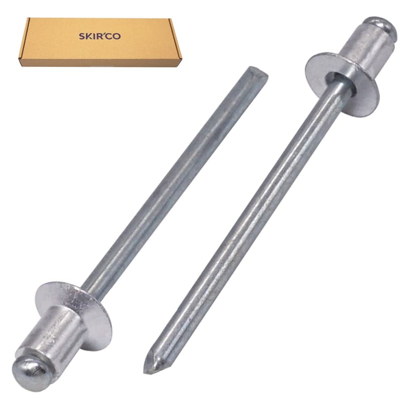 SKIR'CO Countersunk Aluminium Blind Rivets 4.0 x 6 mm Steel