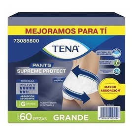 TENA PANTS SUPREME PROTECT 60 PIEZAS