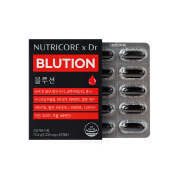 Nutricore Bluesion Banaba Leaf Blood Sugar Blood Pressure Supplement 30 tablets / 뉴트리코어 블루션 바나바잎 혈당 혈압 영양제 30정