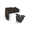 Geesatis 1.6" X 0.7" Set of 20 Right Angle Decorative
