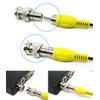 Pin (RCA) Cable A – > BNC Plug to convert. Conversion Plug