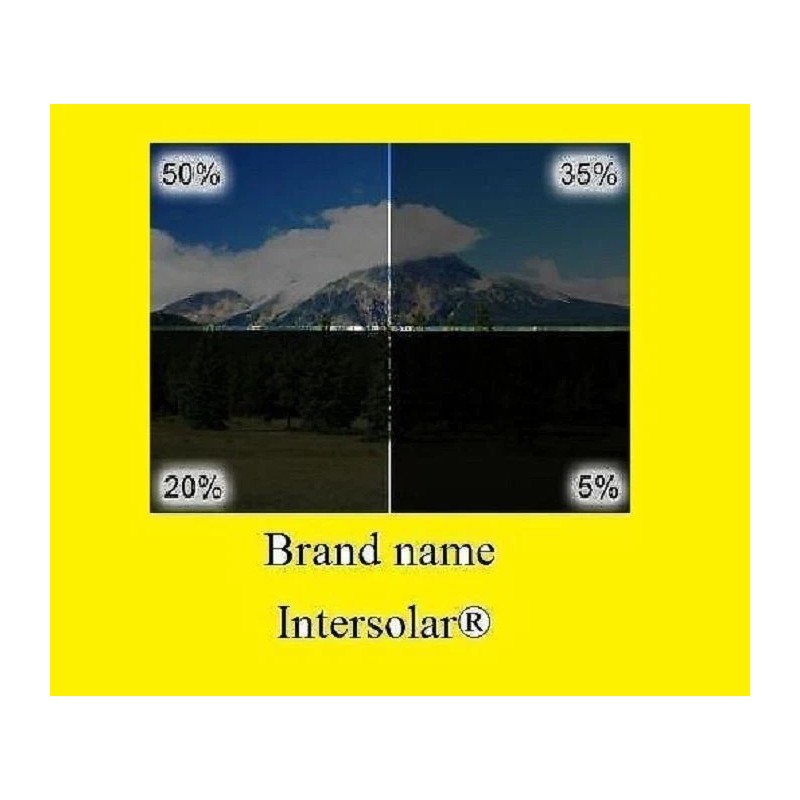 Intersolar® 24"x100FT Window Film tint Choose the tint 5% 15%,20%