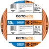 Cerrowire 147-1802BR 50-Feet 10/2 NM-B Solid with Ground Wire, Orange