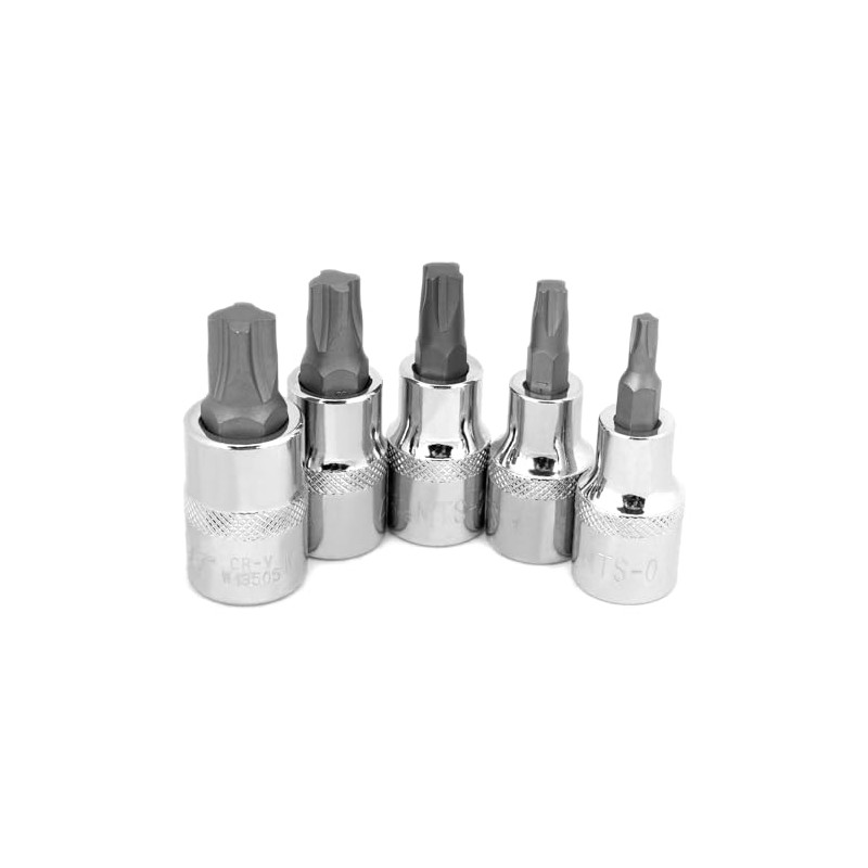 Performance Tool W13500 Mortorq Bit Socket Set, 5Pc - Professional