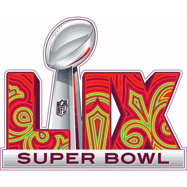 Super Bowl 2025 inspired Full Size Football Helmet Button