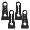 Sound Deadener for Door Lock,Rubber Shock Absorber for Car Door