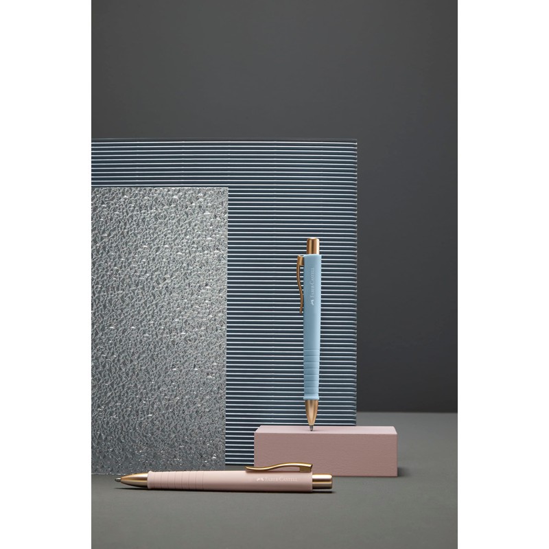 Faber-Castell 205092 Polyball Pale Pink Ballpoint Pen with Replaceable XB