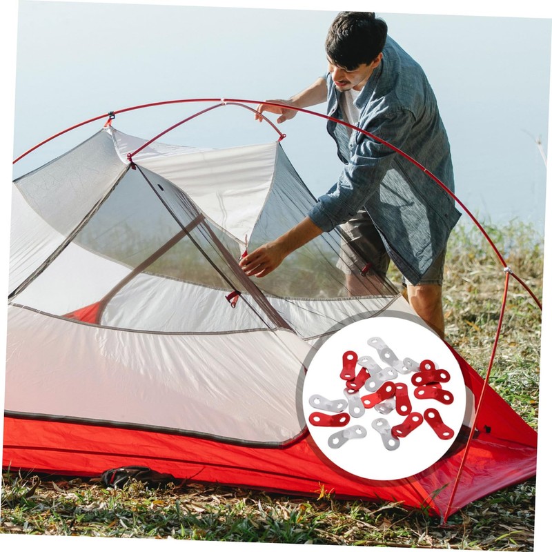 OHPHCALL Aluminum Tent Rope Tensioner Canopy Pull Rope Buckle Guy