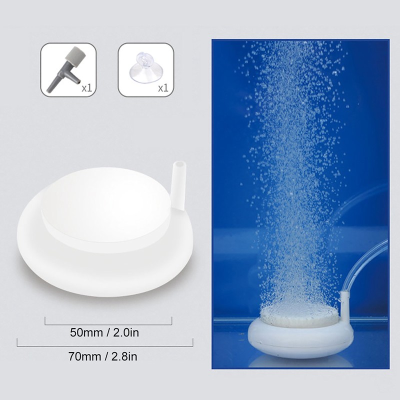 Aquarium NM Air Bubble Stone Plate Disk Fish Tank Hydroponic