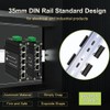 5PCS Din Rail Mount Clip 35mm 1.08 Width Universal DIN