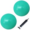 AppleRound 9-inch Pilates Ball, Pack of 2 with 1 Pump,