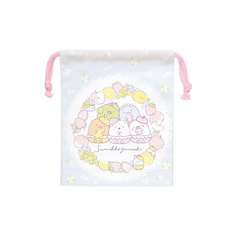San-X CA21402 Sumikko Gurashi Cup Drawstring Fruit
