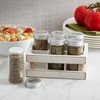 Kamenstein Good 6-Jar Italian Crate Spice Rack, White