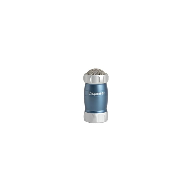 MARCATO Blue Powder Sugar Shaker Anodised Aluminium 10 x 5