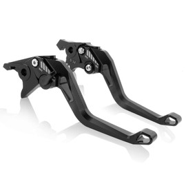 psler Motorcycle Brake Lever Clutch Lever, 1 Pair Lever Length 147 mm / 5.8 Inch Clutch and Brake Motorcycle Lever Set for Bandit 650 2007-2010 (Black)
