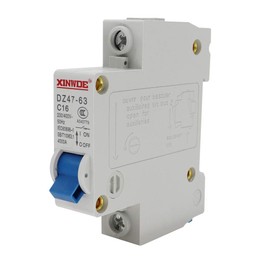 VictorsHome Miniature Circuit Breaker Low-Voltage DZ47-63 1 Pole 16A 230V 400V DIN Rail Mount C16